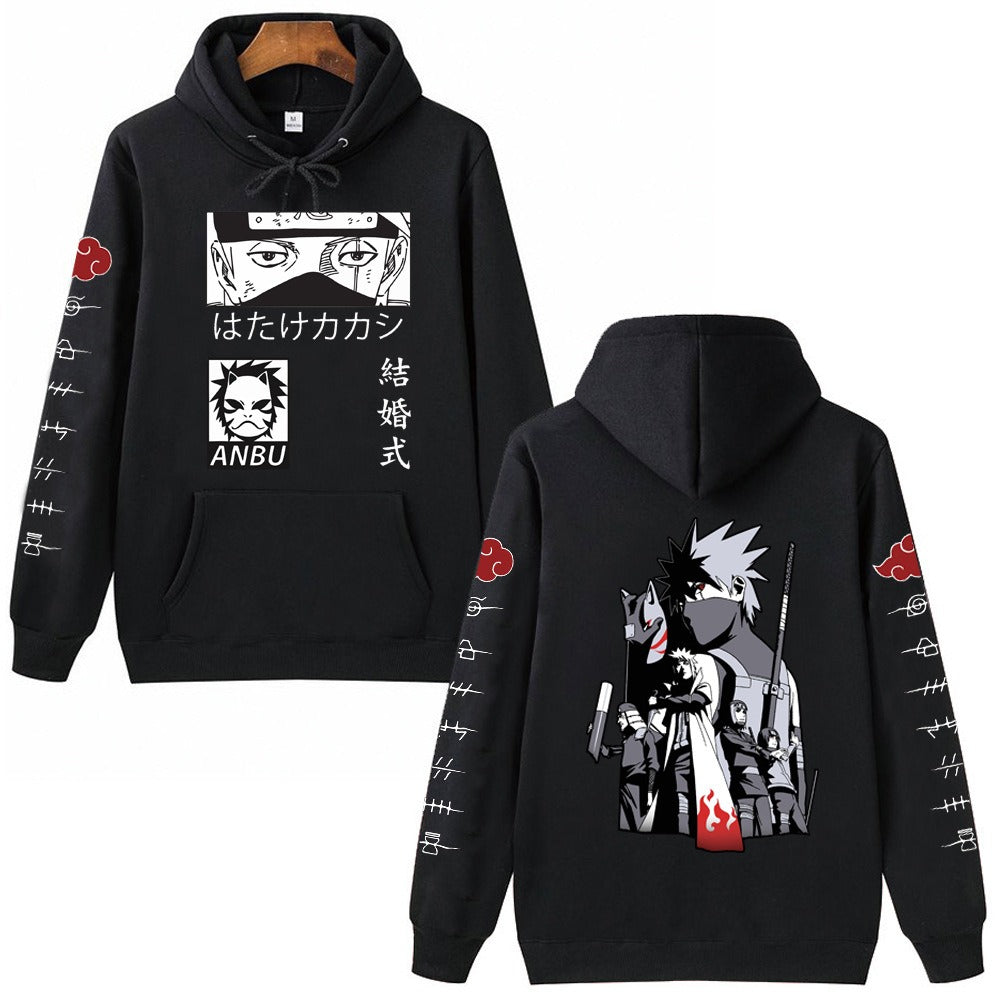 Naruto Anime Black Clover Hoodie Man Woman Fashion Anime Clothes