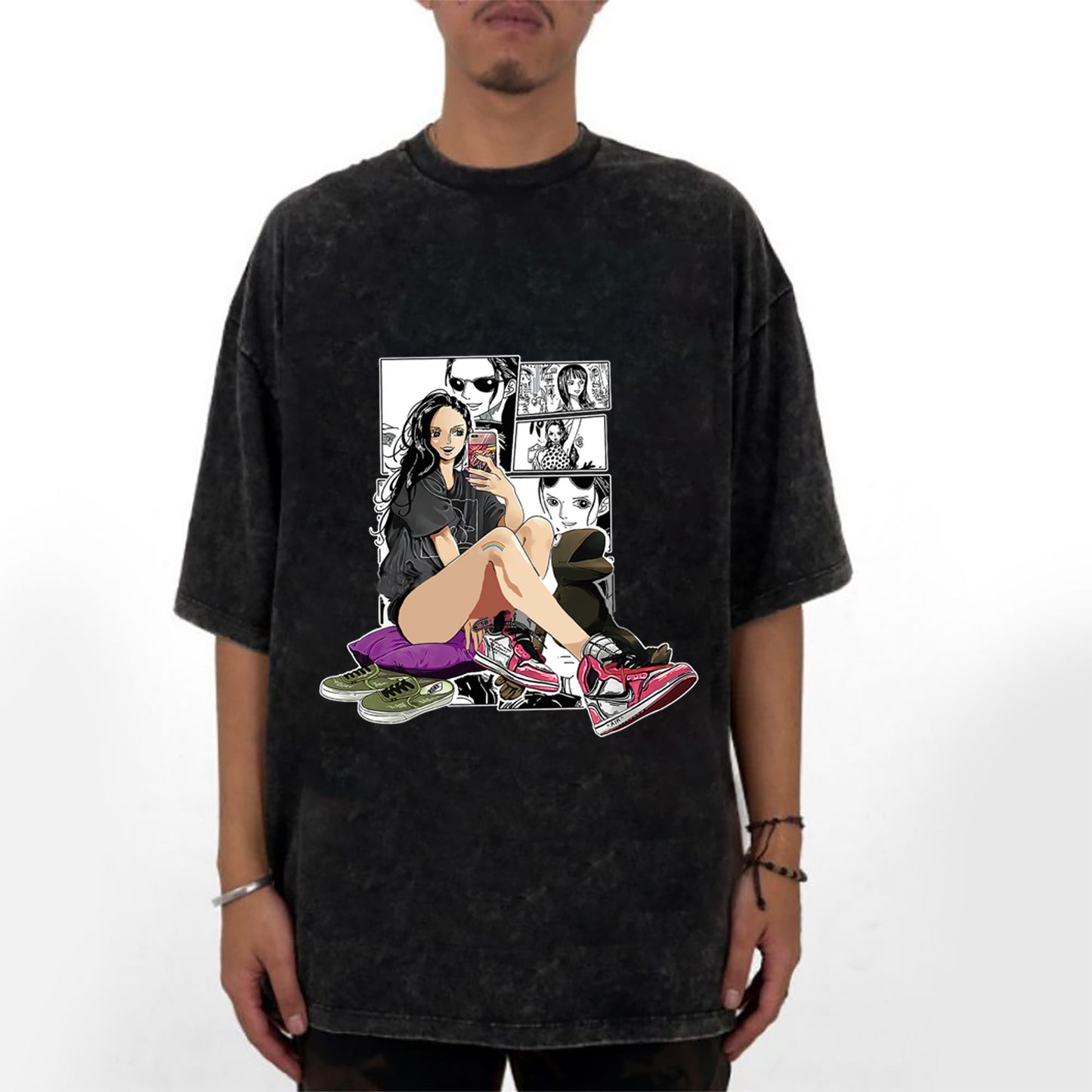 Tom Design Nico Robin One Piece Anime T-Shirt