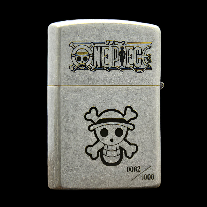 Tom Anime Zoro Ancient Silver Pirate King Luffy Kerosene Lighter