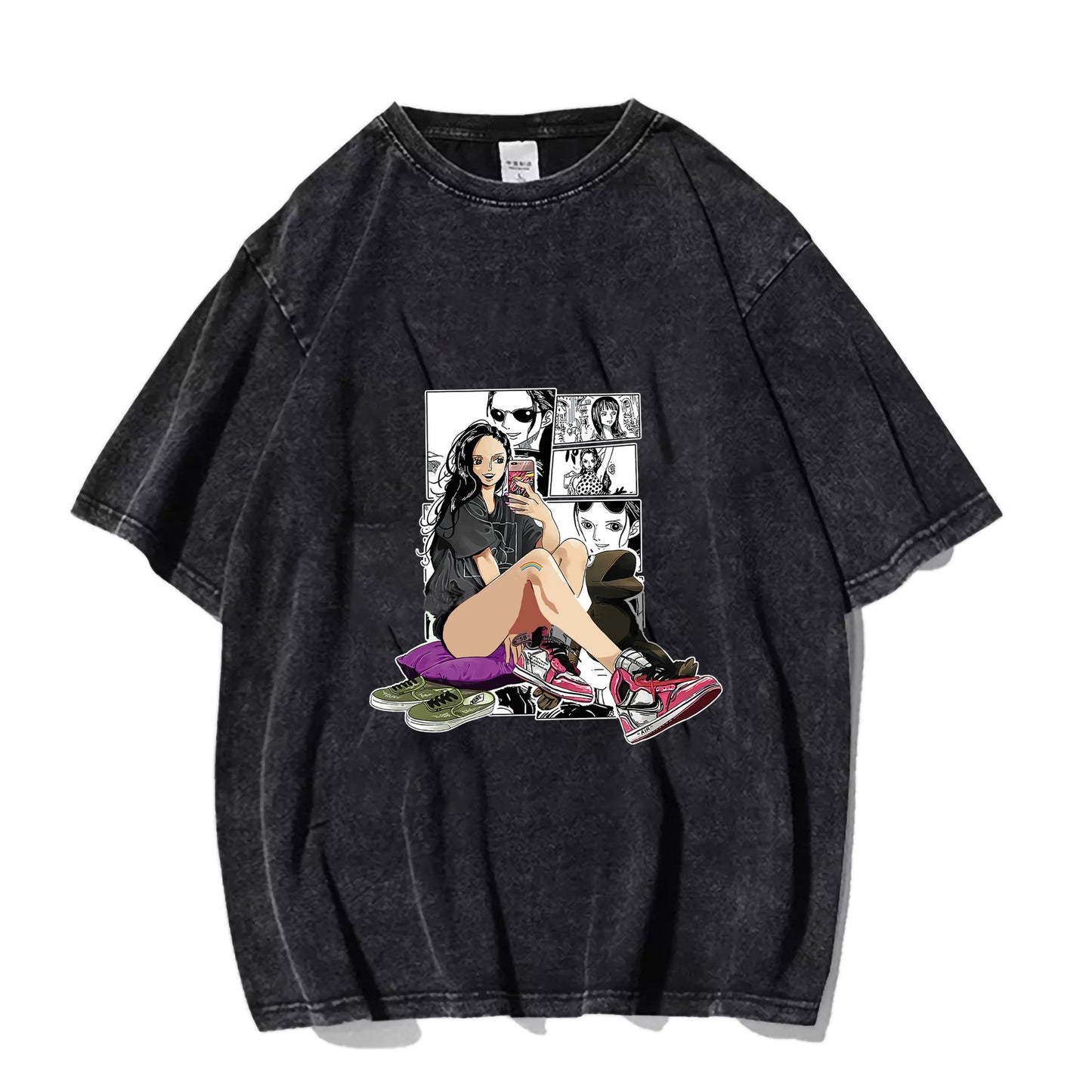 Tom Design Nico Robin One Piece Anime T-Shirt