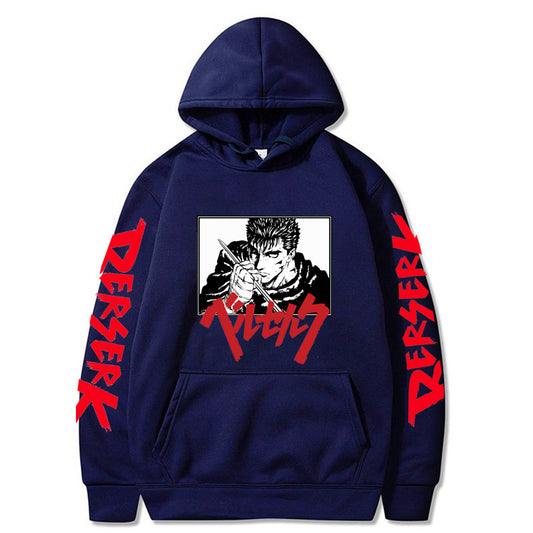 Anime Berserk Sword Wind Legend Around The Fall And Winter Fleece Hooded Sports Sweatshirt Fashion Couple Models