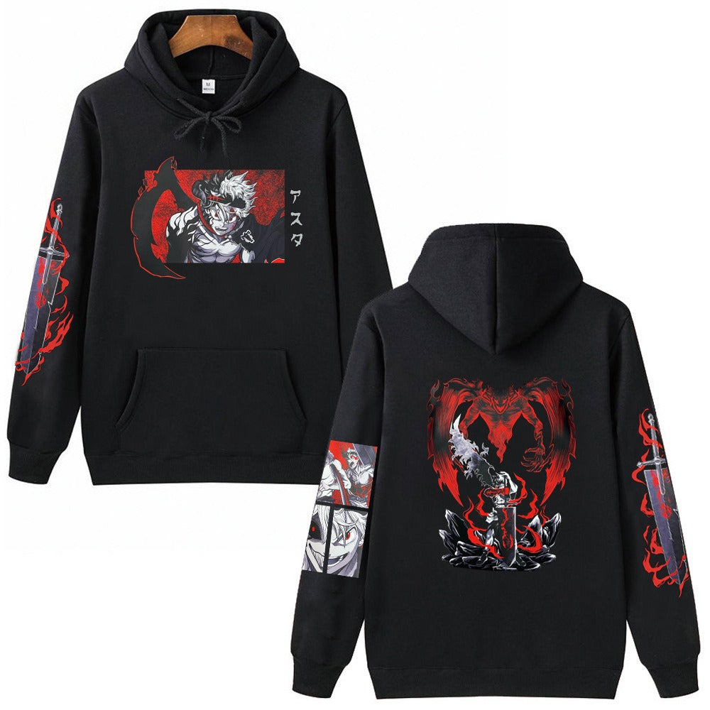 Naruto Anime Black Clover Hoodie Man Woman Fashion Anime Clothes