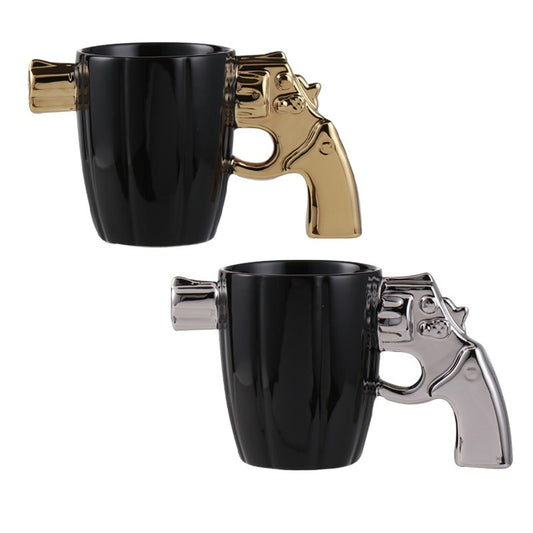 Fashion Creative Ceramic Modeling Mug Netflix Revolver Mug 3D Ceramic Mug Personalized Coffee Drinking Cup Drinkware