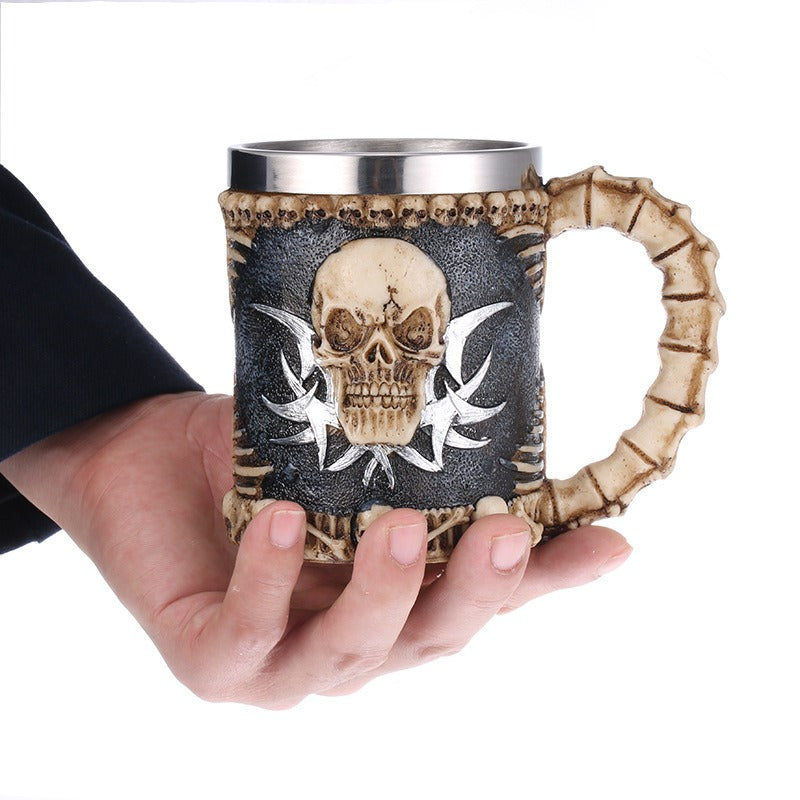 Tom Anime Sunflower Skeleton Mug Resin Ornament