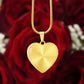 Tom Design Luxury Graphic Heart Necklace Love