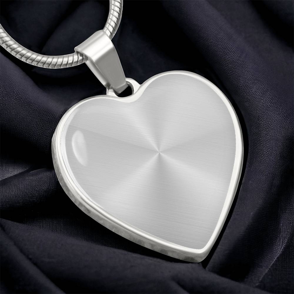 Tom Design Luxury Graphic Heart Necklace Love