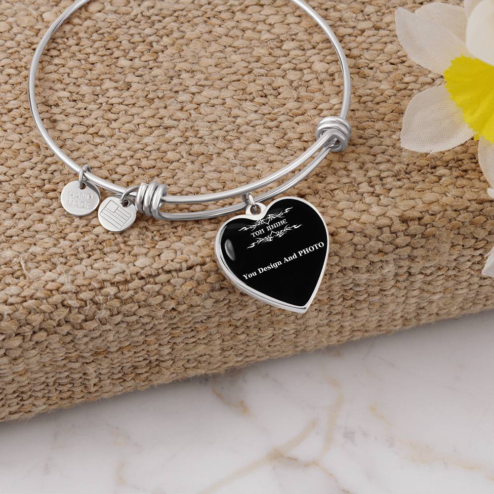 Tom Design Luxury Heart Bangle