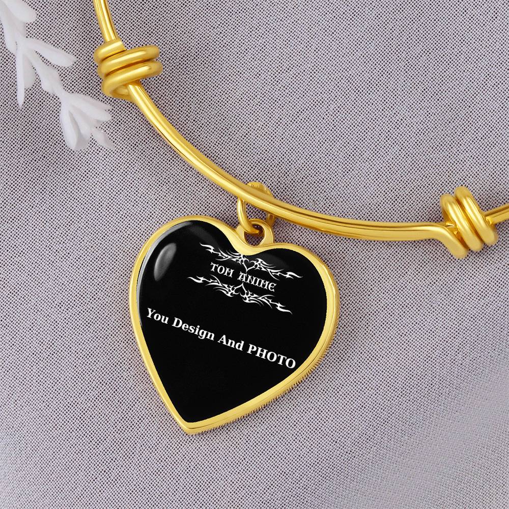 Tom Design Luxury Heart Bangle