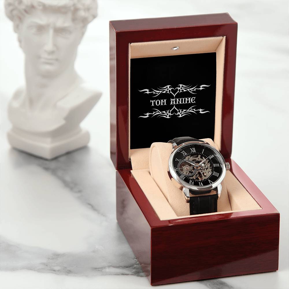 Tom Design Luxury Openwork Watch