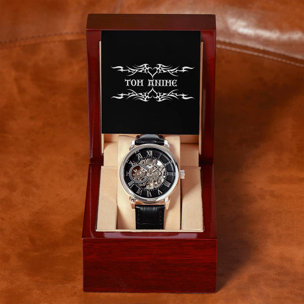 Tom Design Luxury Openwork Watch