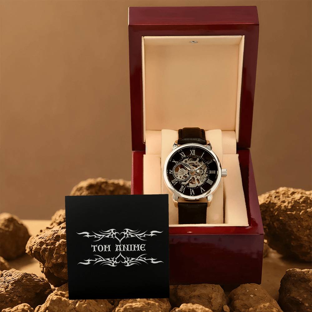 Tom Design Luxury Openwork Watch