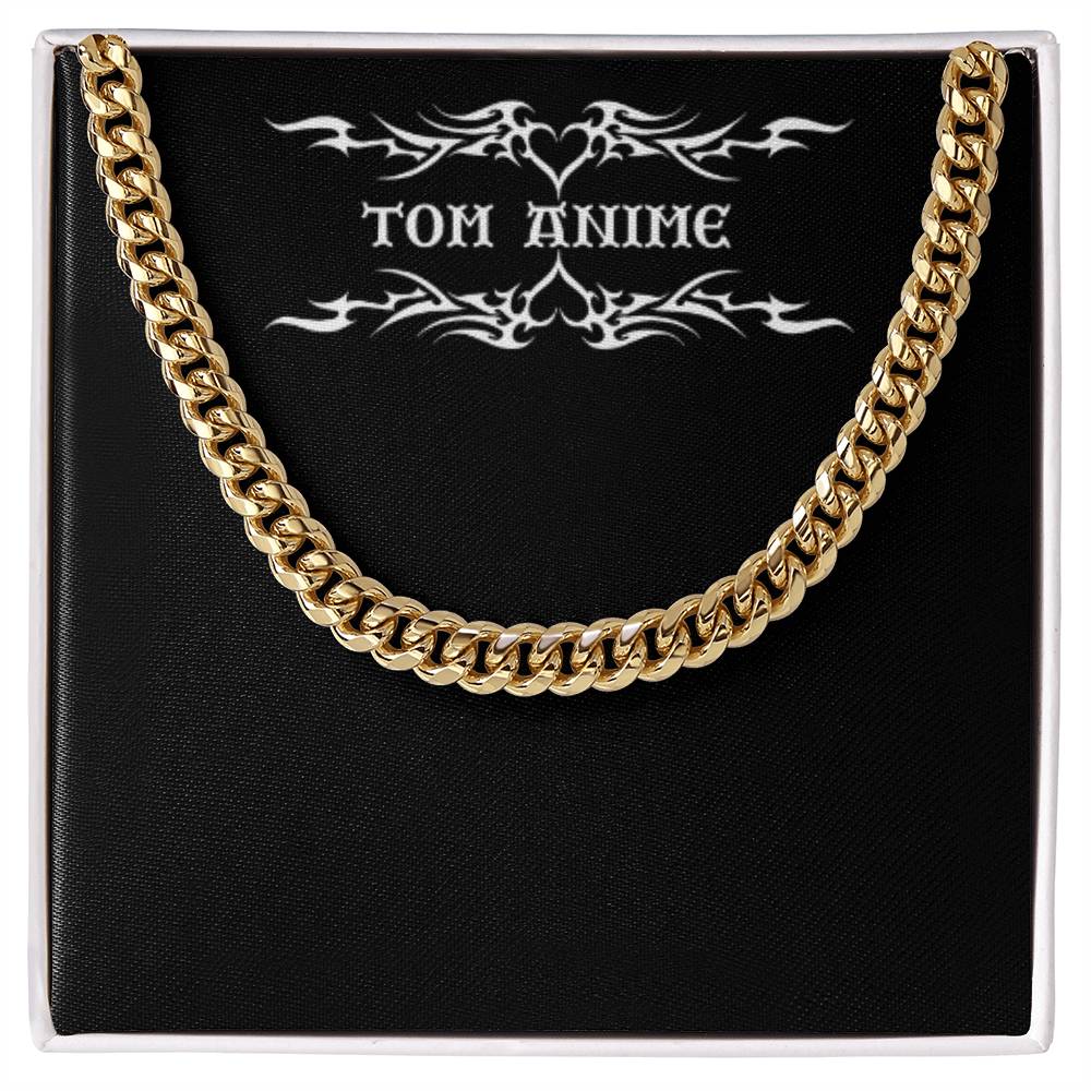 Tom Design Luxury Cuban Link Chain Men's