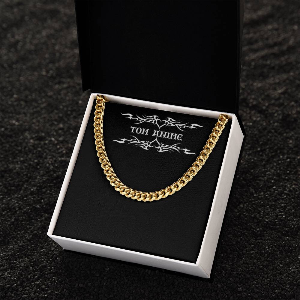 Tom Design Luxury Cuban Link Chain Men's