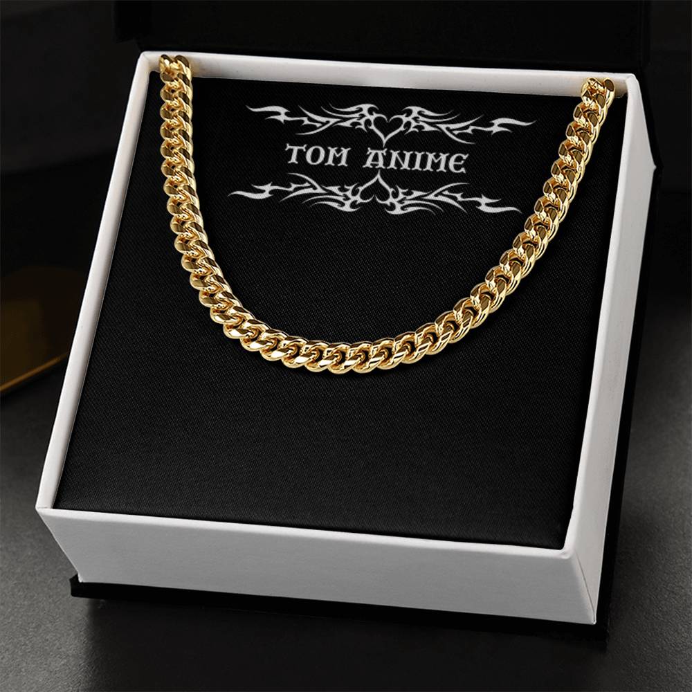 Tom Design Luxury Cuban Link Chain Men's