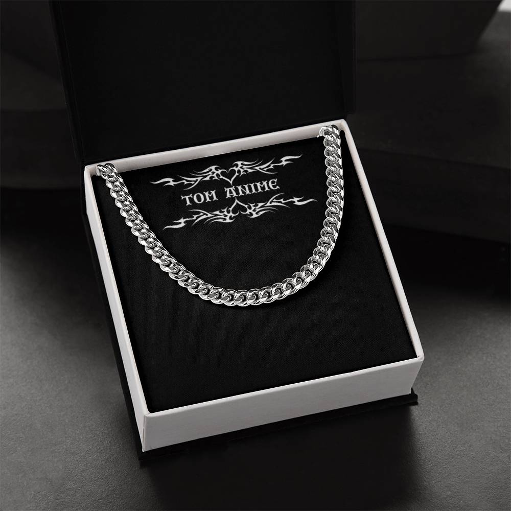 Tom Design Luxury Cuban Link Chain Men's