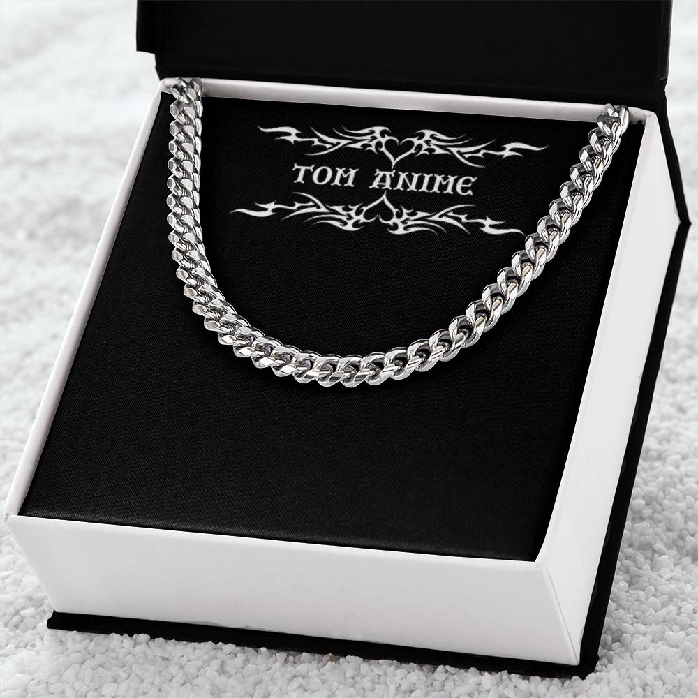 Tom Design Luxury Cuban Link Chain Men's