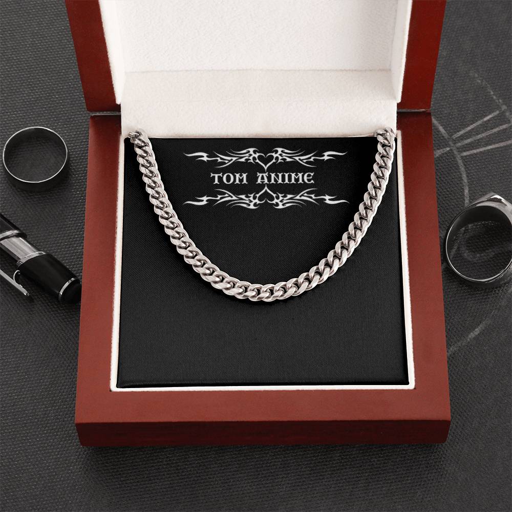 Tom Design Luxury Cuban Link Chain Men's