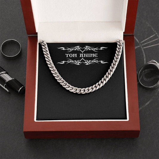 Tom Design Luxury Cuban Link Chain Men's