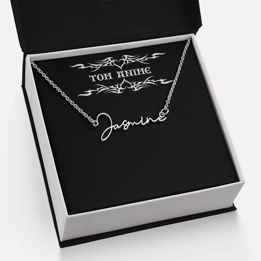 Tom Design Signature Name Necklace Luxury (Custom Name)