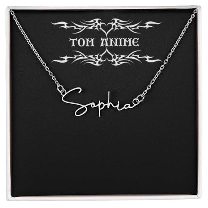 Tom Design Signature Name Necklace Luxury (Custom Name)