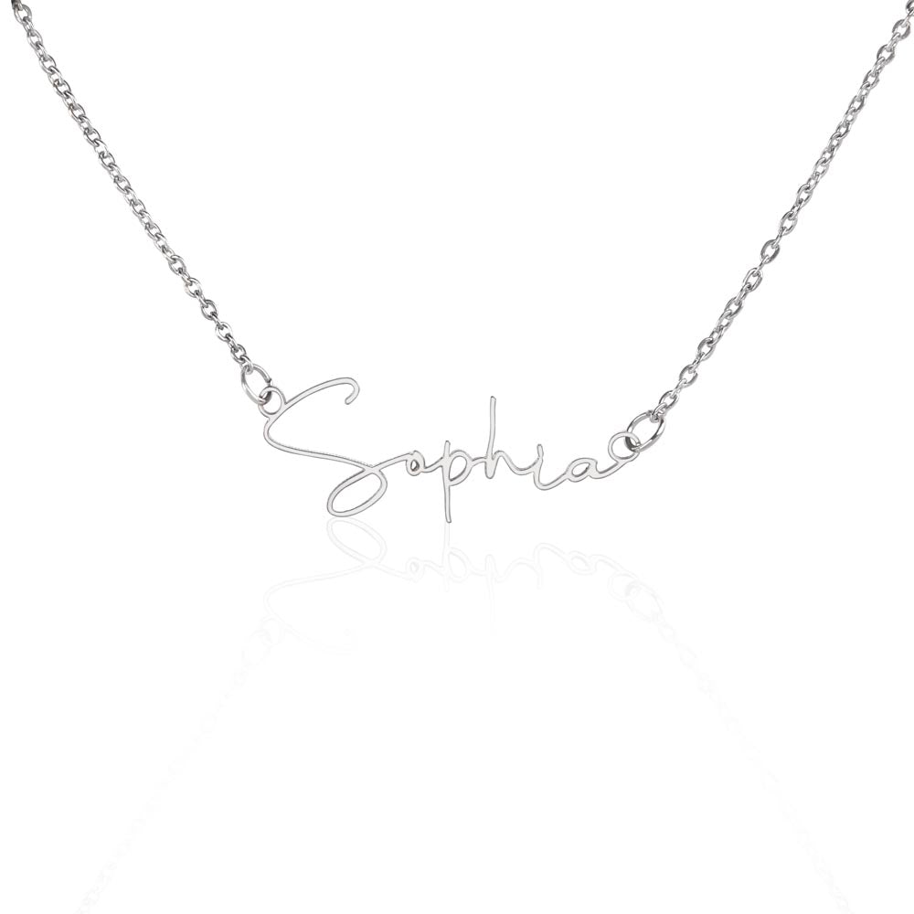 Tom Design Signature Name Necklace Luxury (Custom Name)