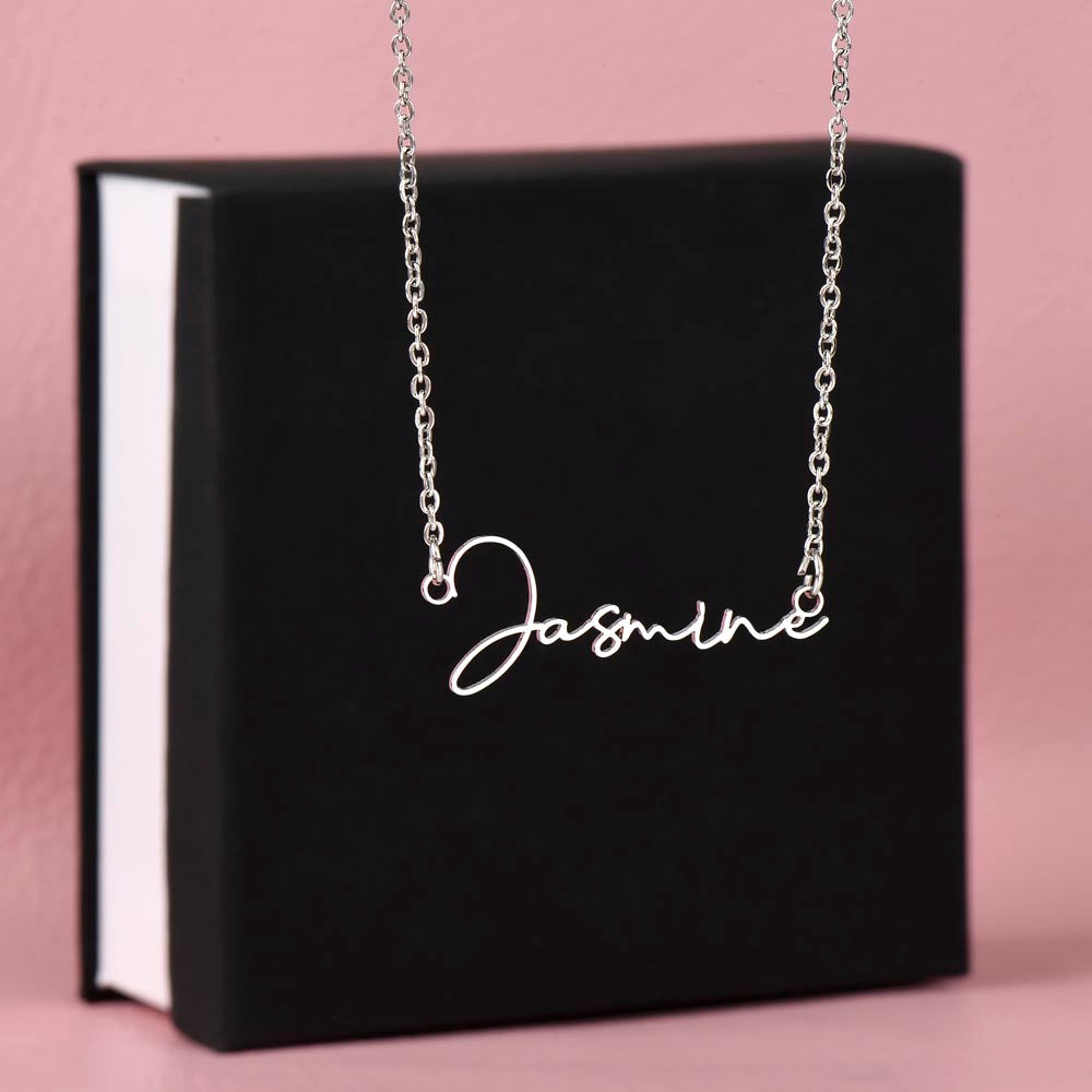 Tom Design Signature Name Necklace Luxury (Custom Name)