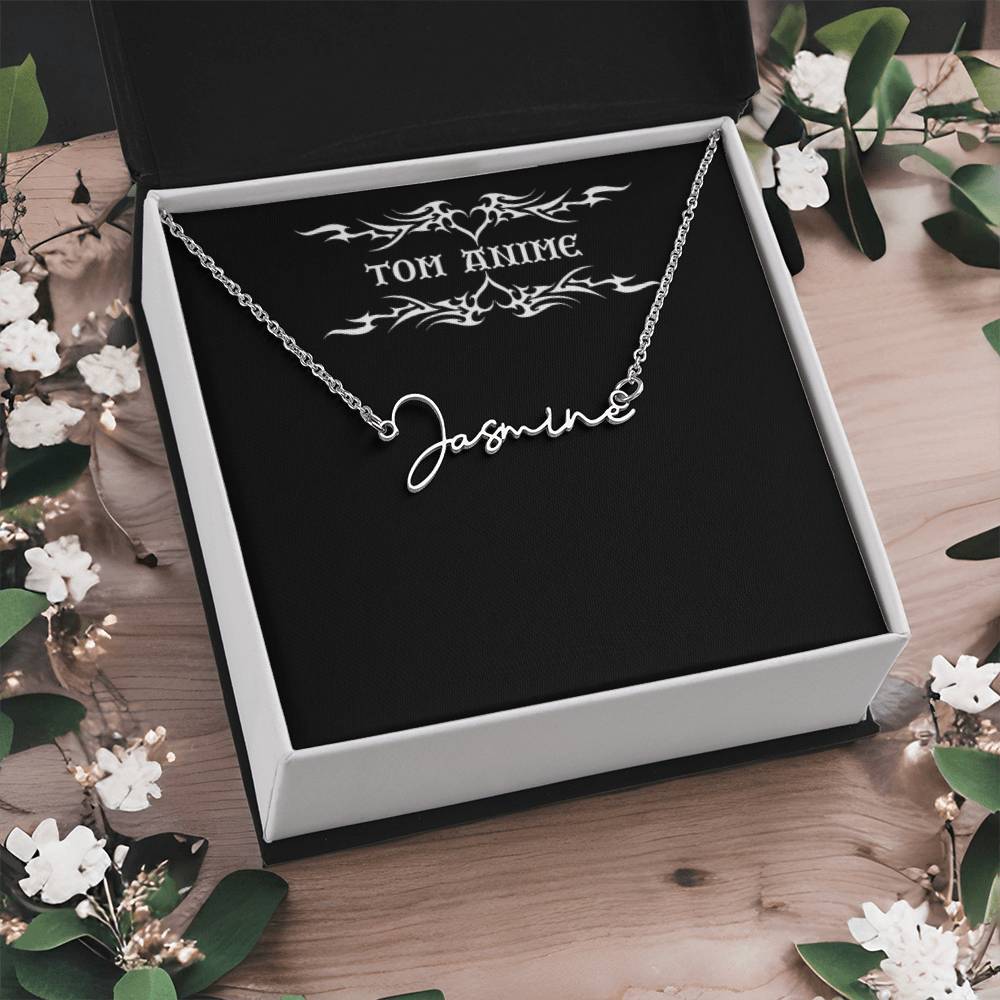 Tom Design Signature Name Necklace Luxury (Custom Name)