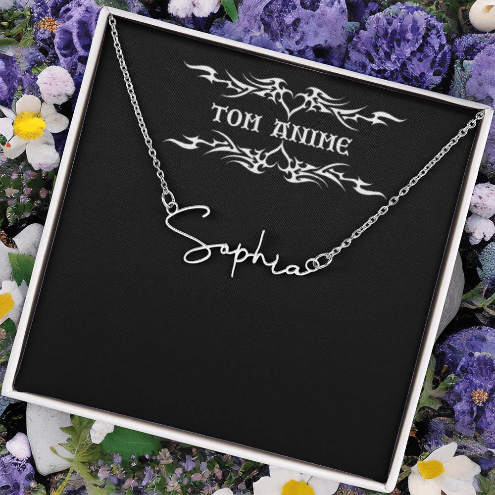 Tom Design Signature Name Necklace Luxury (Custom Name)