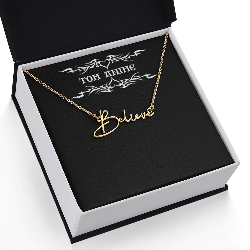 Tom Design Signature Name Necklace Luxury (Custom Name)