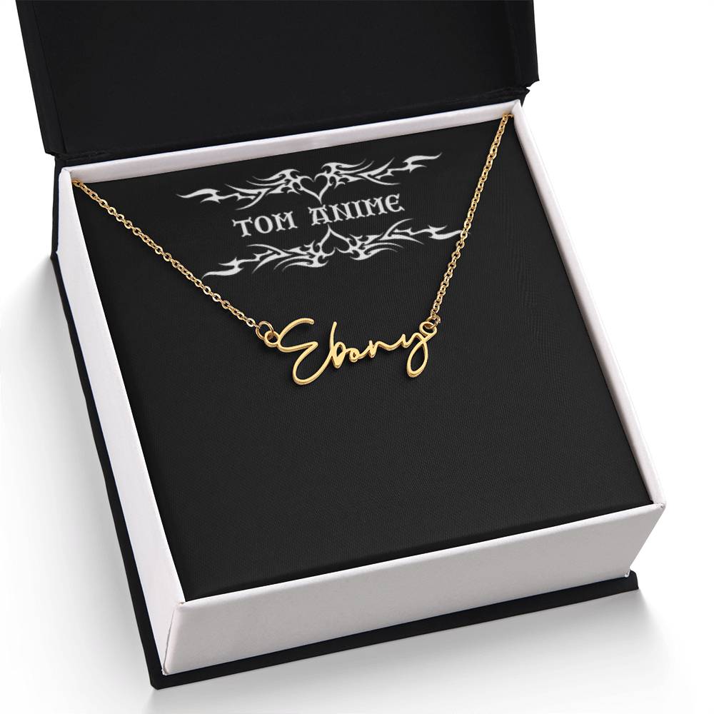 Tom Design Signature Name Necklace Luxury (Custom Name)