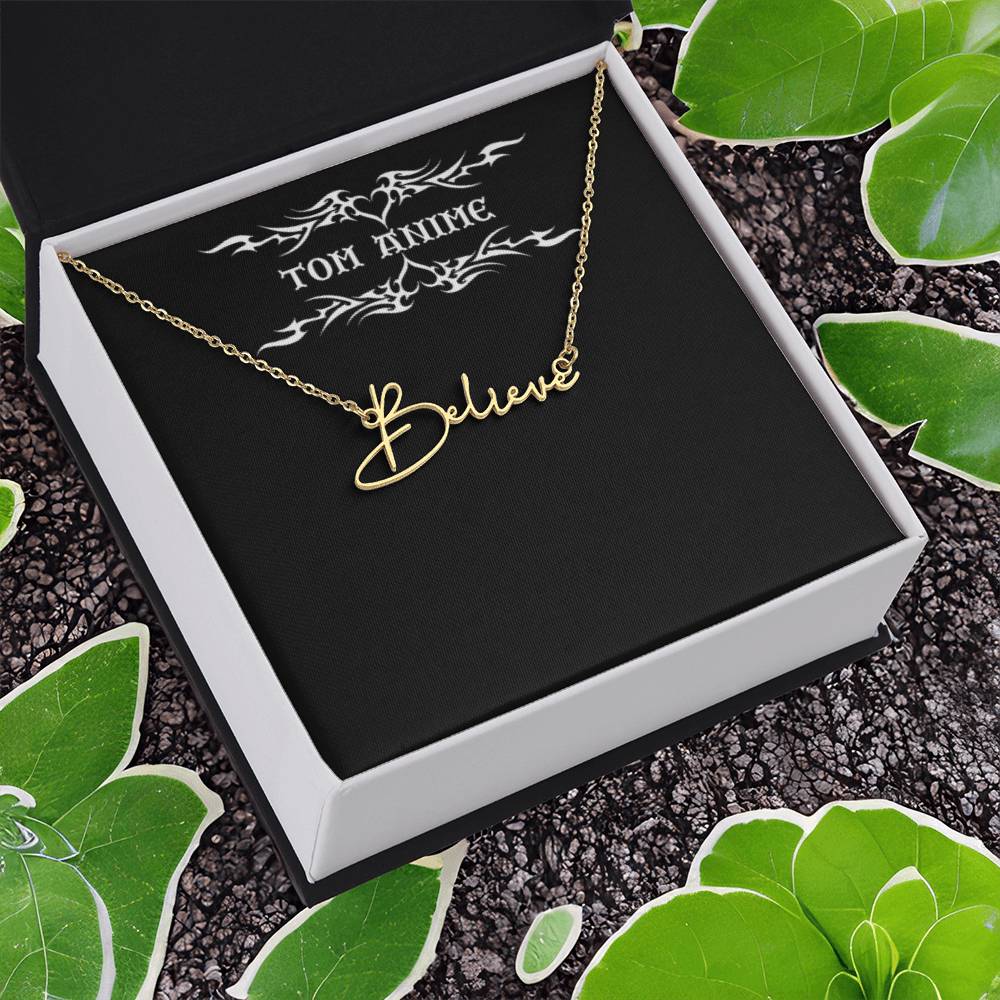 Tom Design Signature Name Necklace Luxury (Custom Name)