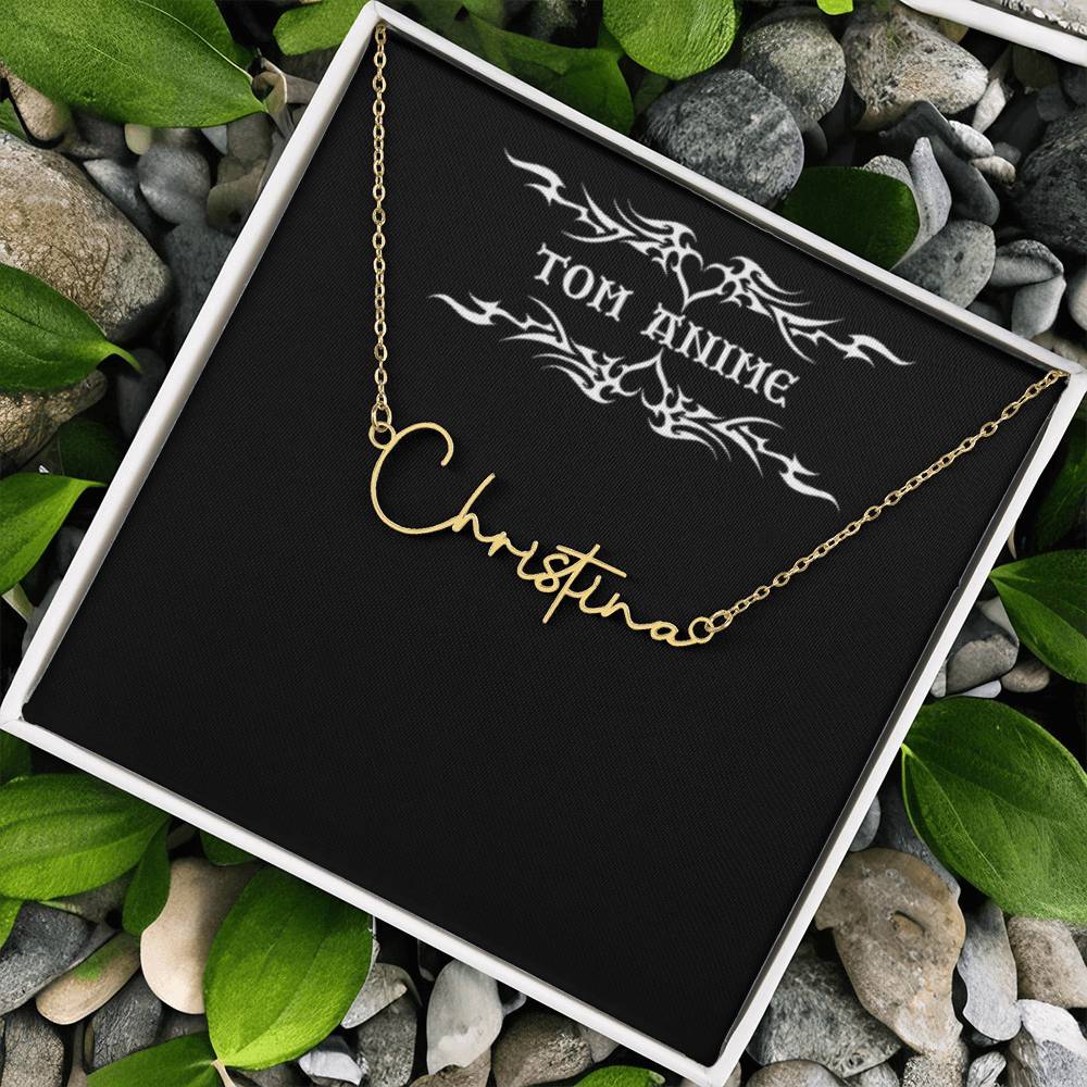 Tom Design Signature Name Necklace Luxury (Custom Name)