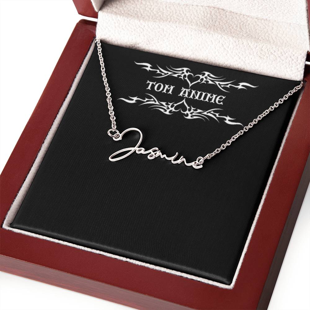 Tom Design Signature Name Necklace Luxury (Custom Name)