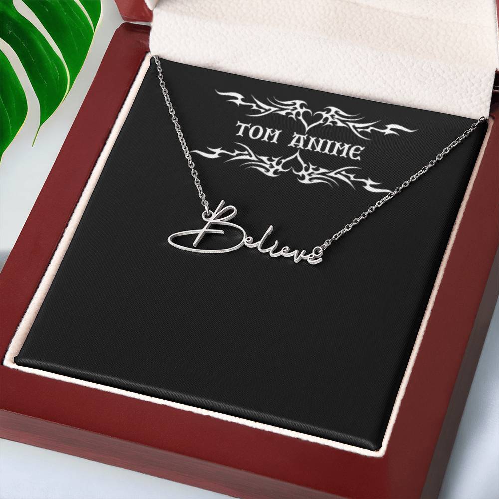 Tom Design Signature Name Necklace Luxury (Custom Name)