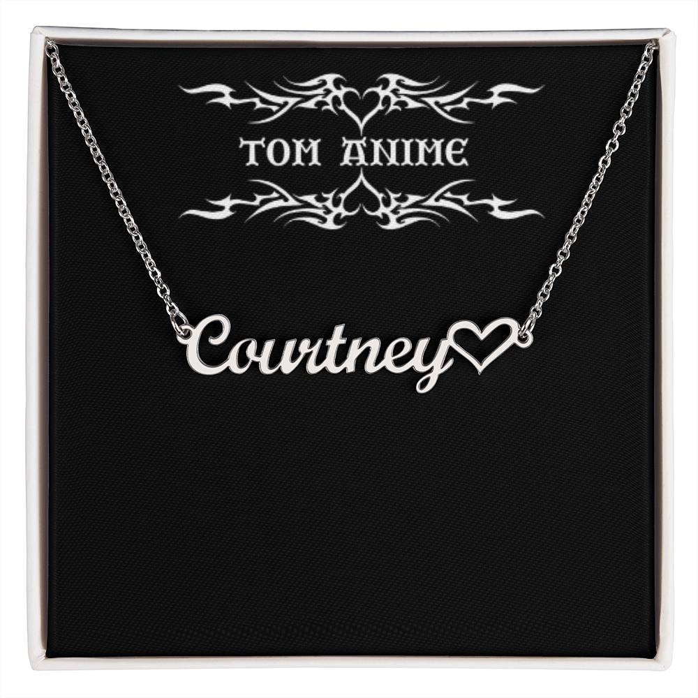 Tom Design Luxury Heart Name Necklace