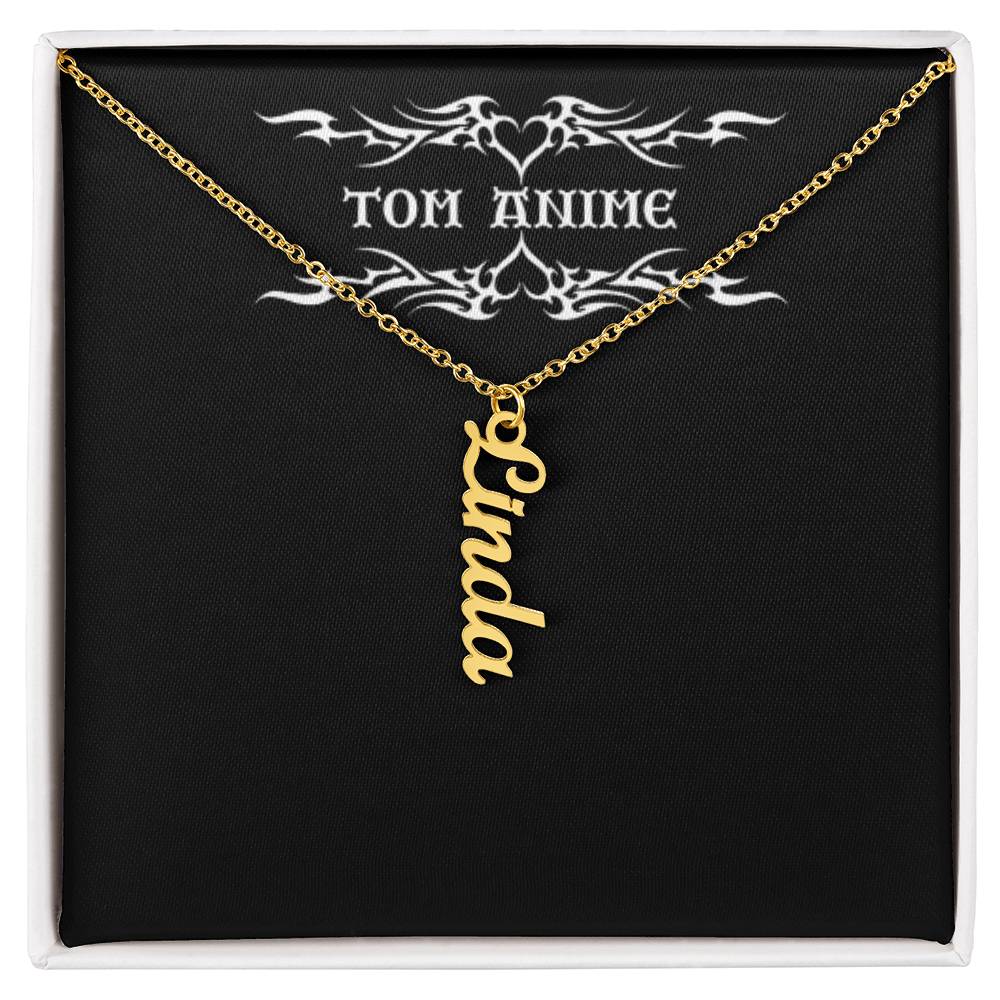 Tom Design Multi Vertical Name Necklace (w/MC)