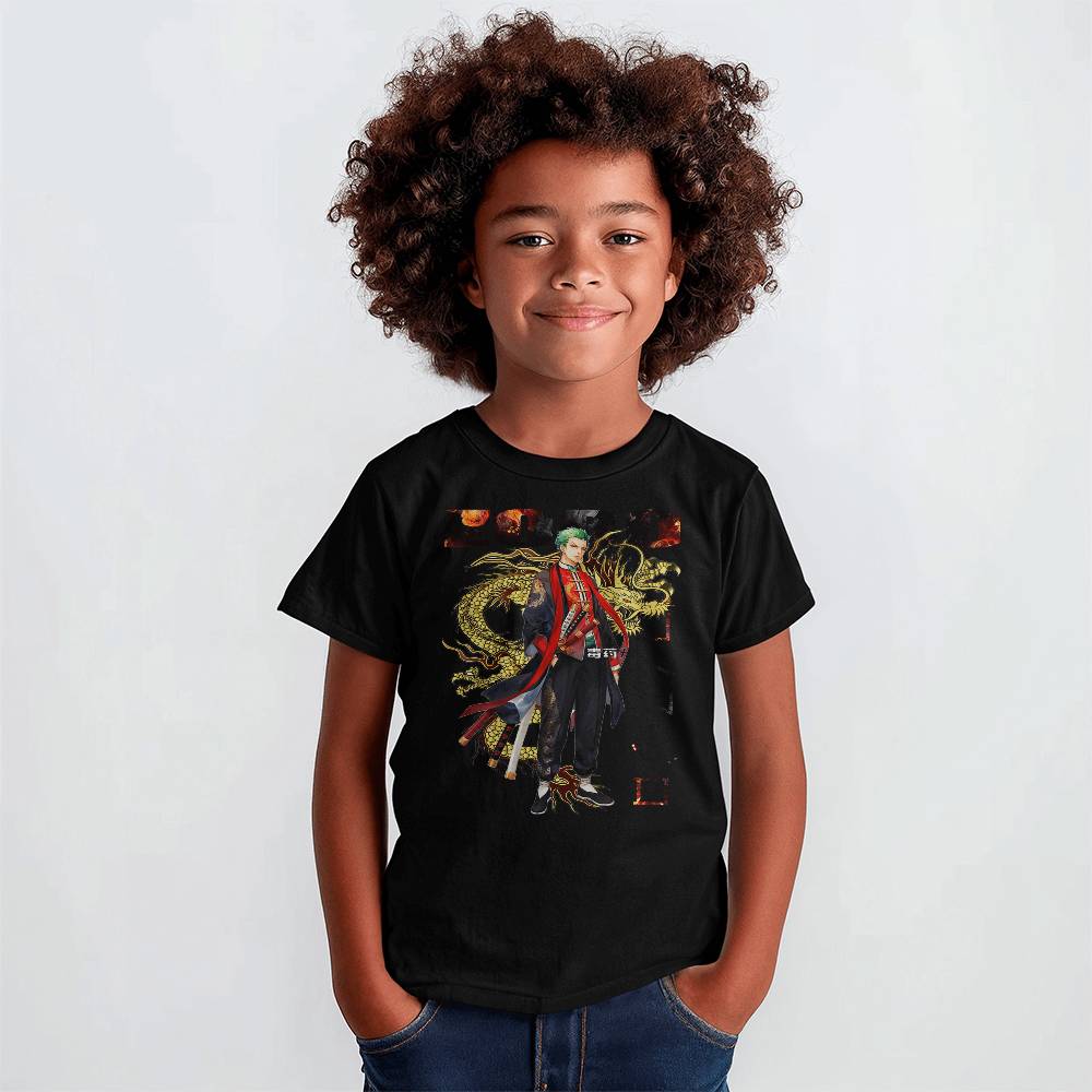 Tom Anime Roronoa Zoro Zoro Dragon One Piece Anime For Kids T-Shirt