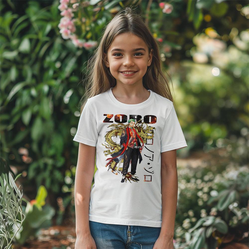 Tom Anime Roronoa Zoro Zoro Dragon One Piece Anime For Kids T-Shirt