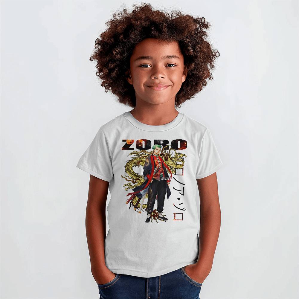 Tom Anime Roronoa Zoro Zoro Dragon One Piece Anime For Kids T-Shirt