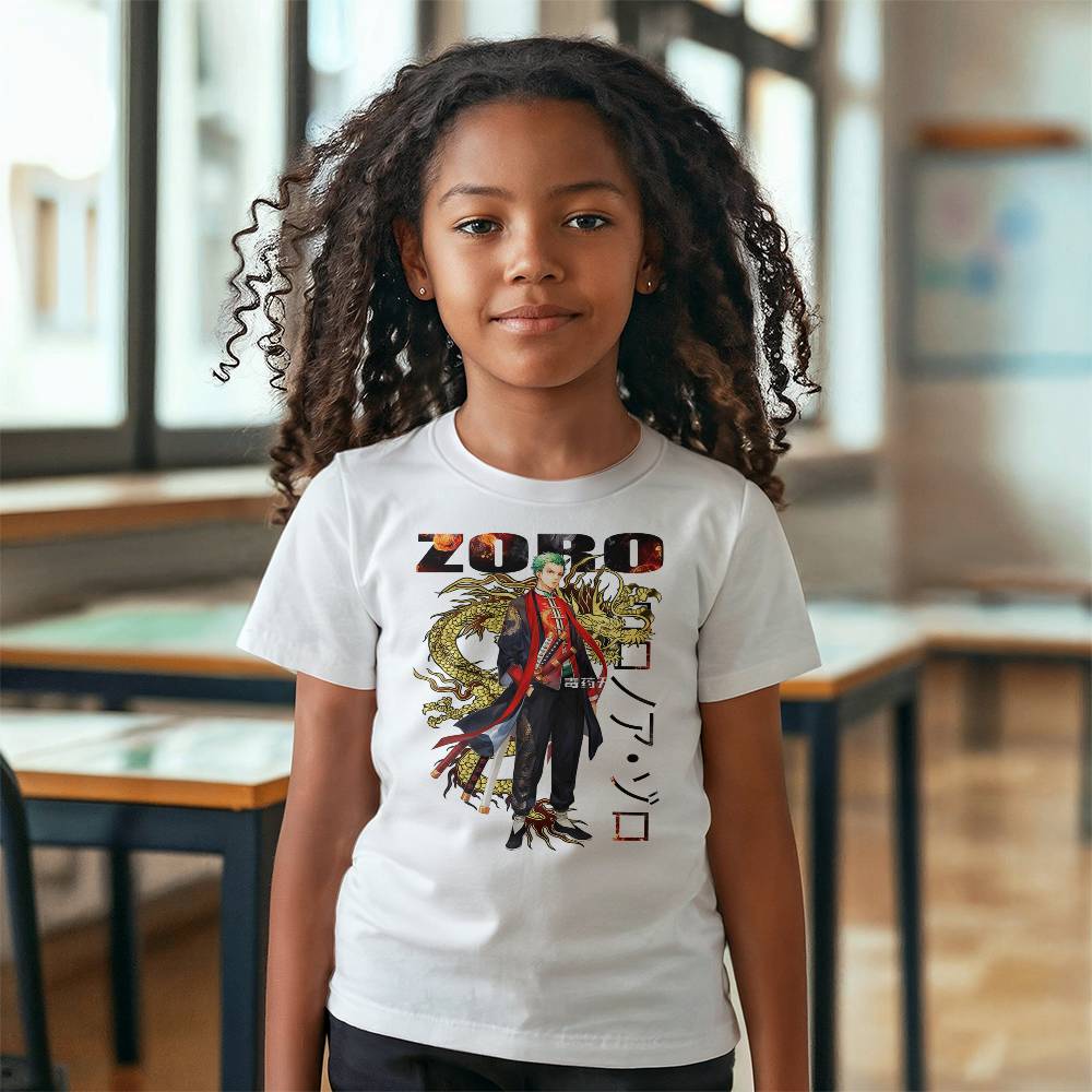 Tom Anime Roronoa Zoro Zoro Dragon One Piece Anime For Kids T-Shirt