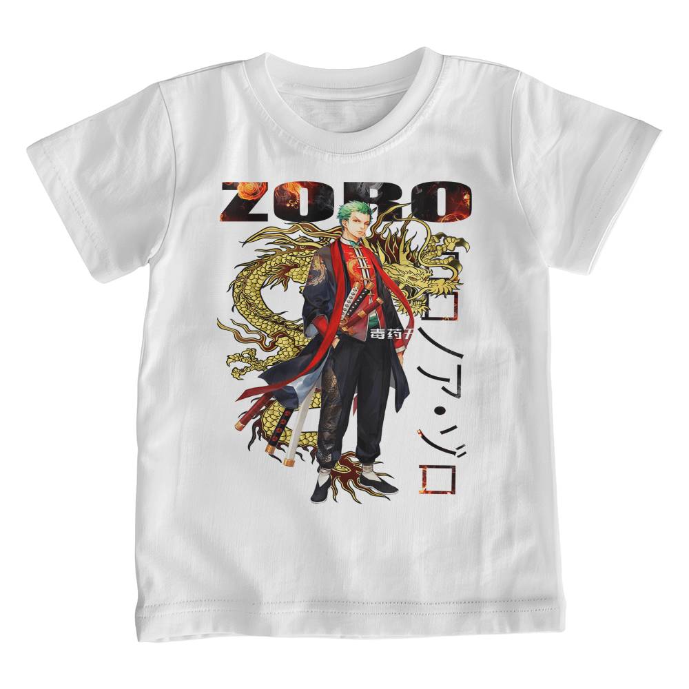 Tom Anime Roronoa Zoro Zoro Dragon One Piece Anime For Kids T-Shirt